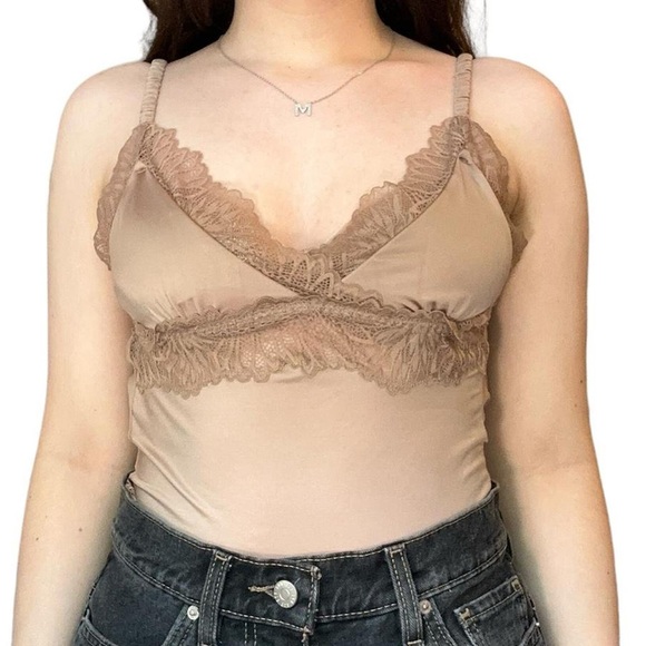 Abercrombie Satin Bodysuit - Picture 1 of 3